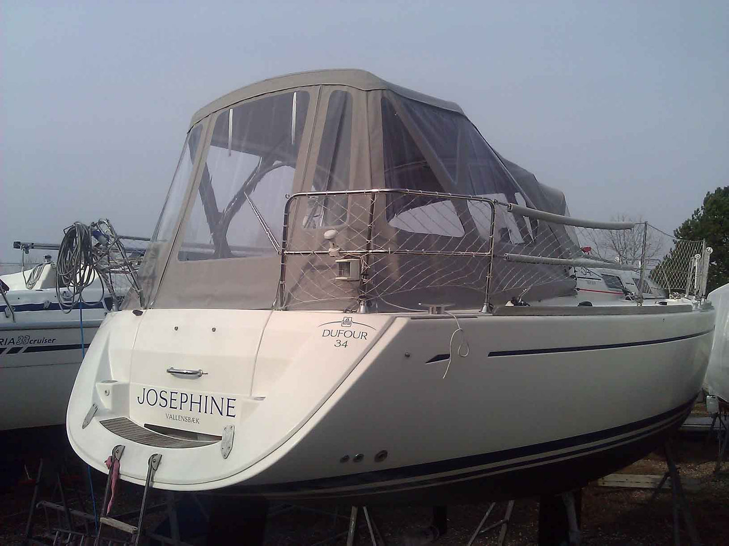 Dufour 34. Aufführung Cockpitverdeck Cockpitzelt