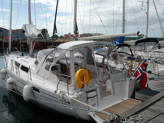 Hanse 385 sittbrunnskapell sittbrunnstält