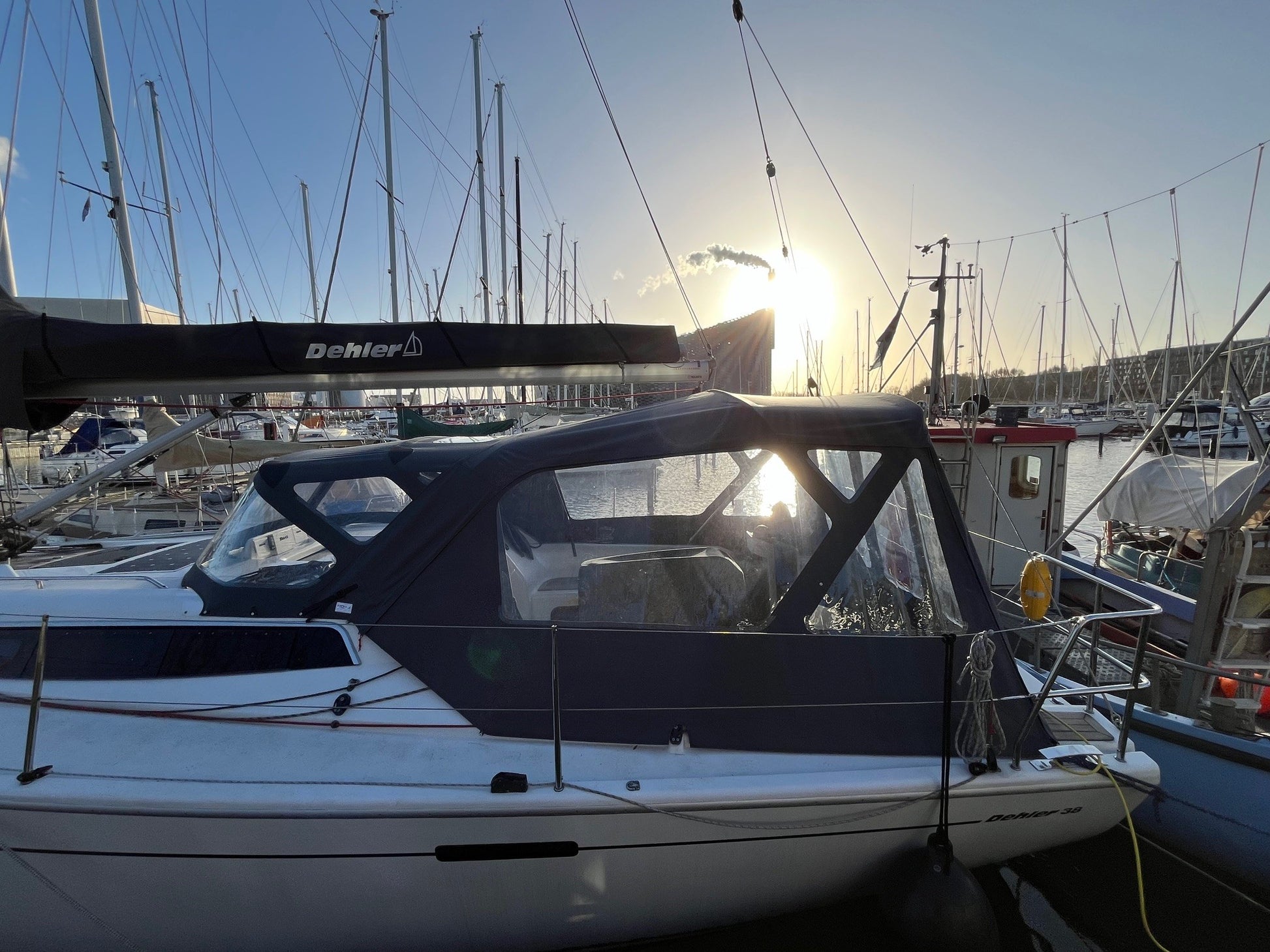 Dehler 38 Cockpitkalesje cockpittelt