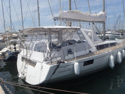 beneteau oceanis 48 bimini
