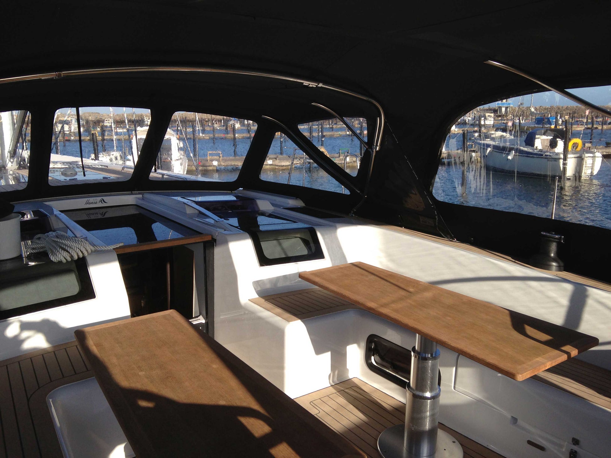 Hanse 575 sittbrunnskapell sittbrunnstält