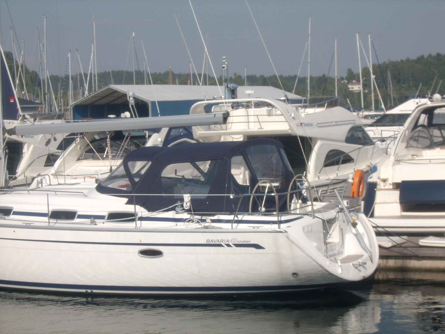 Bavaria 42 Cockpitzelt Cockpithaube