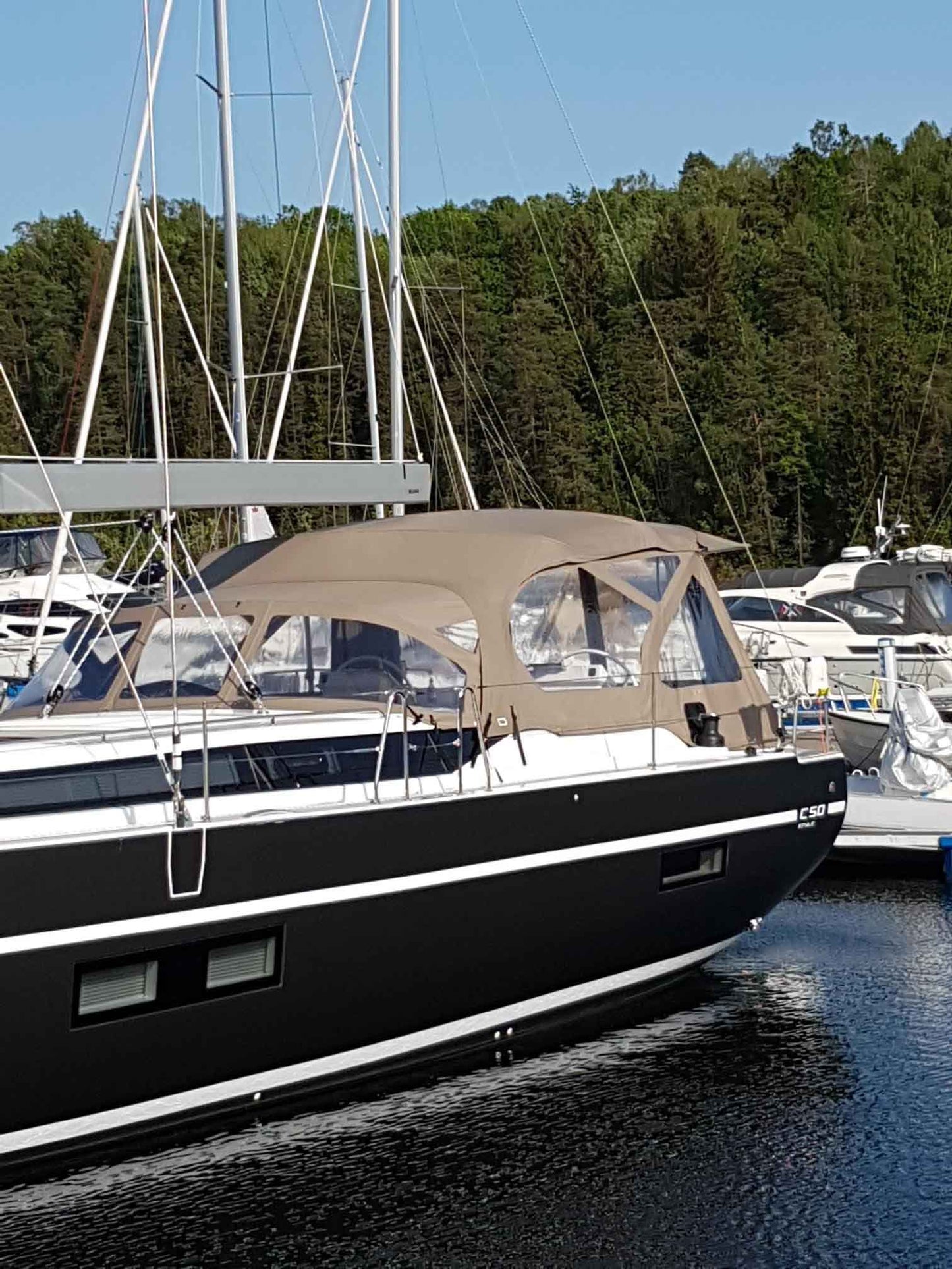 Bavaria C50 Cockpitverdeck Cockpit-Zelt