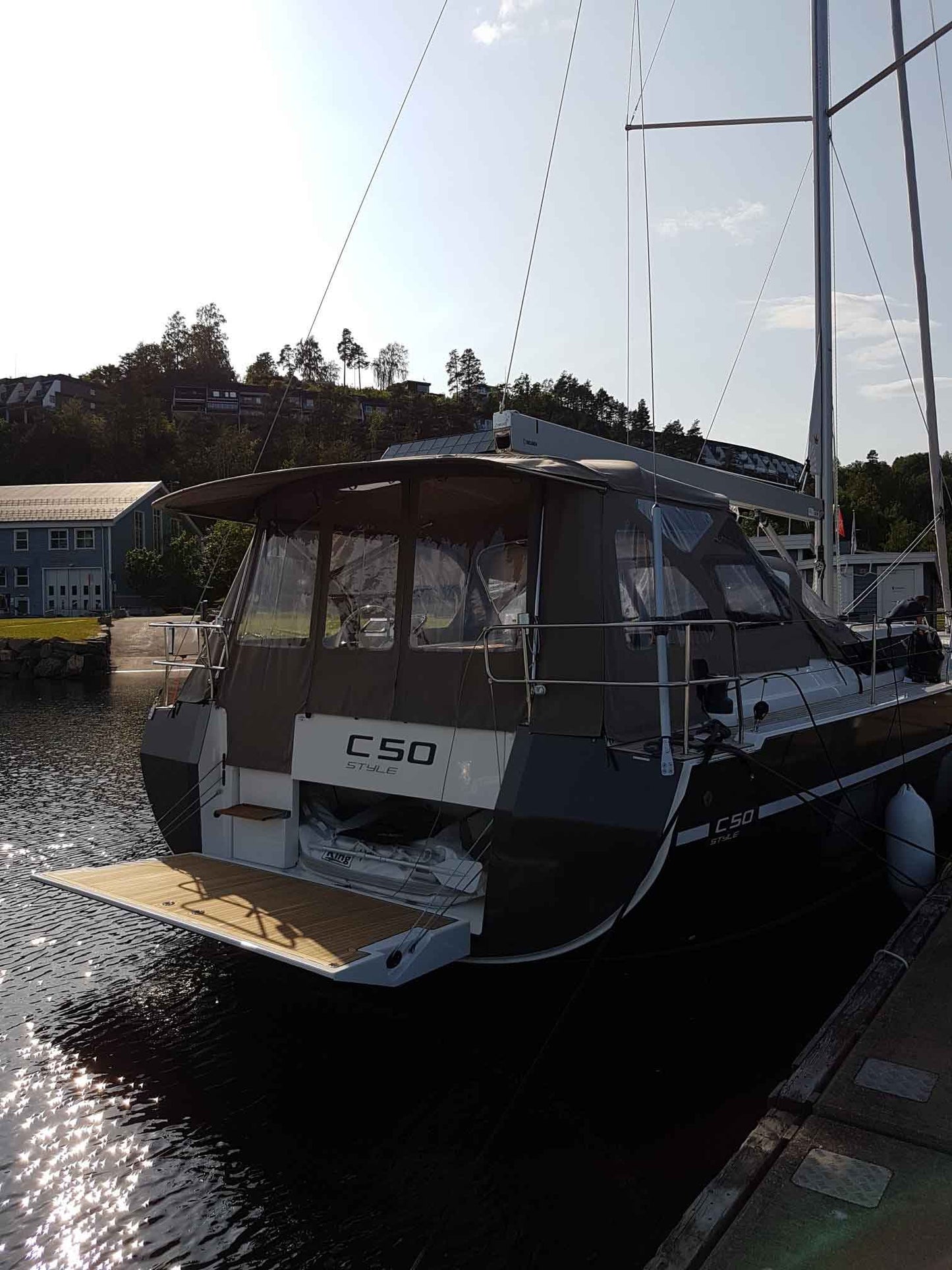 Bavaria C50 Cockpitverdeck Cockpit-Zelt