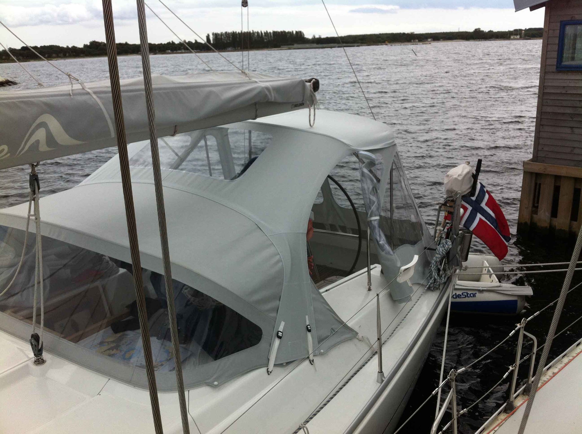 Hanse 375 Cockpitkalesje cockpittelt