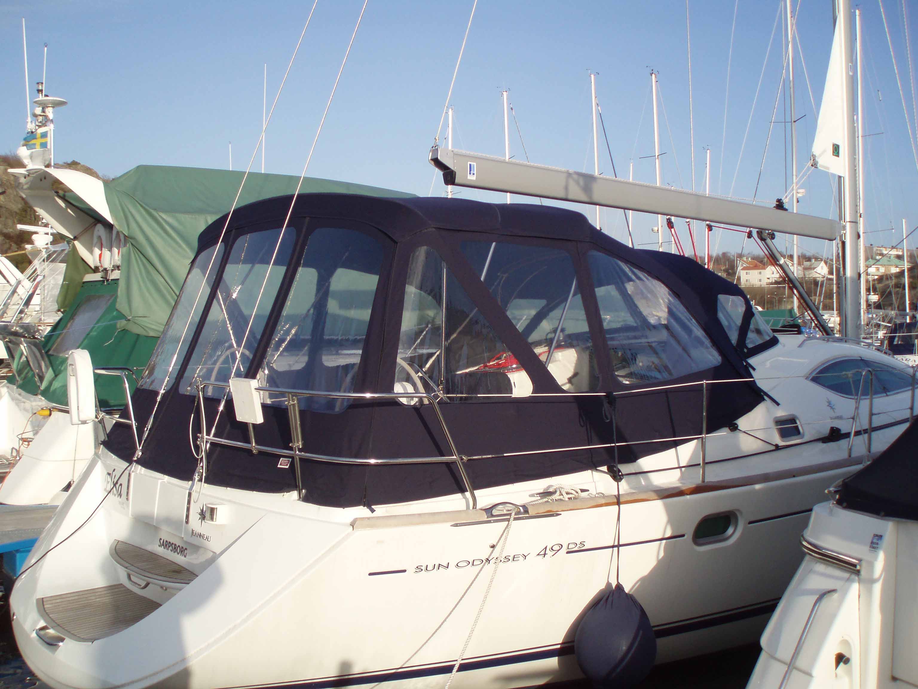 Jeanneau sun odyssey 49 DS sittbrunnskapell sittbrunnstält