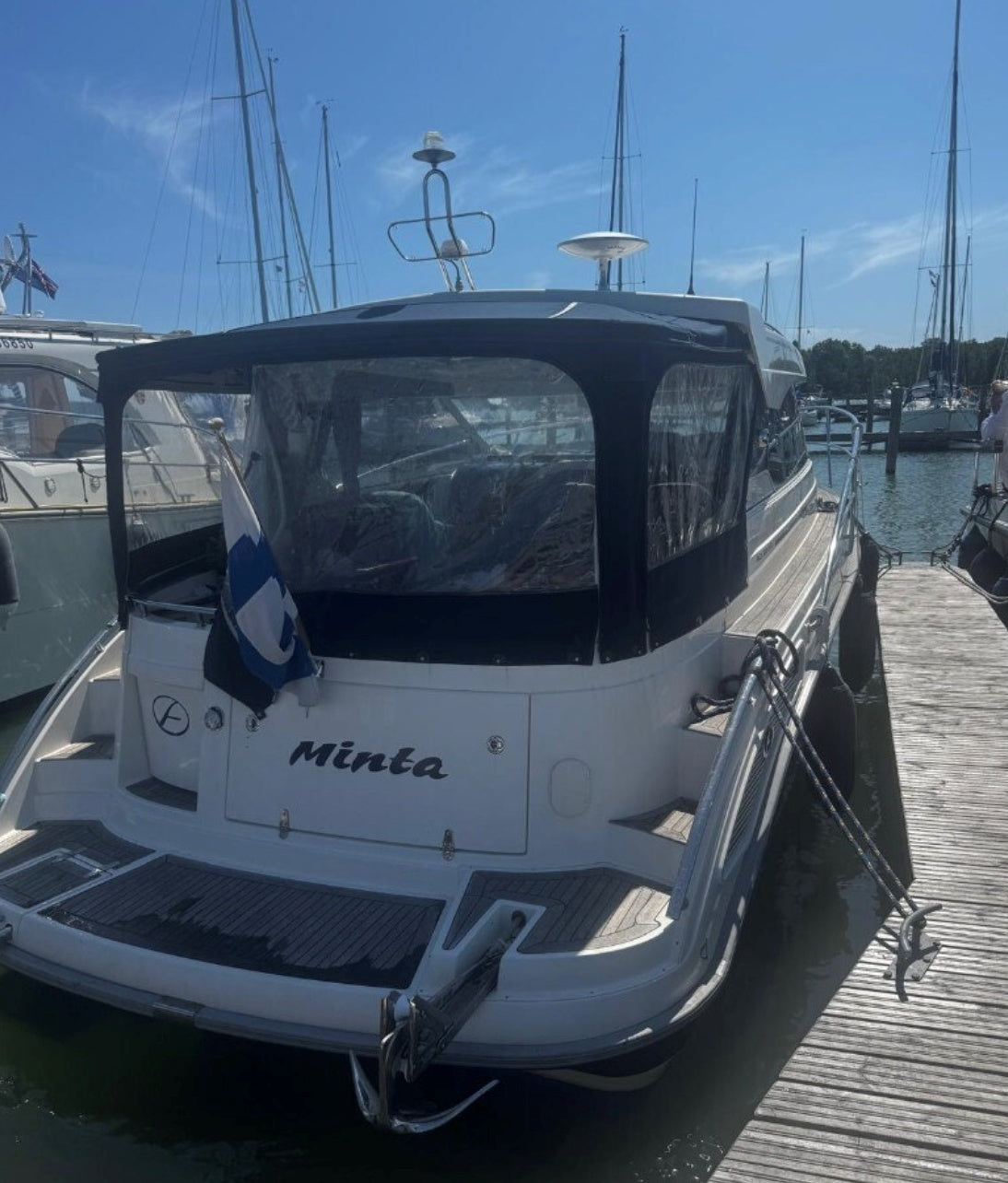 Aquador 28 ht Bootsabdeckung