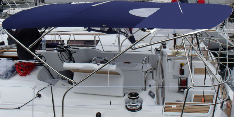 jeanneau sun odyssey 49i bimini