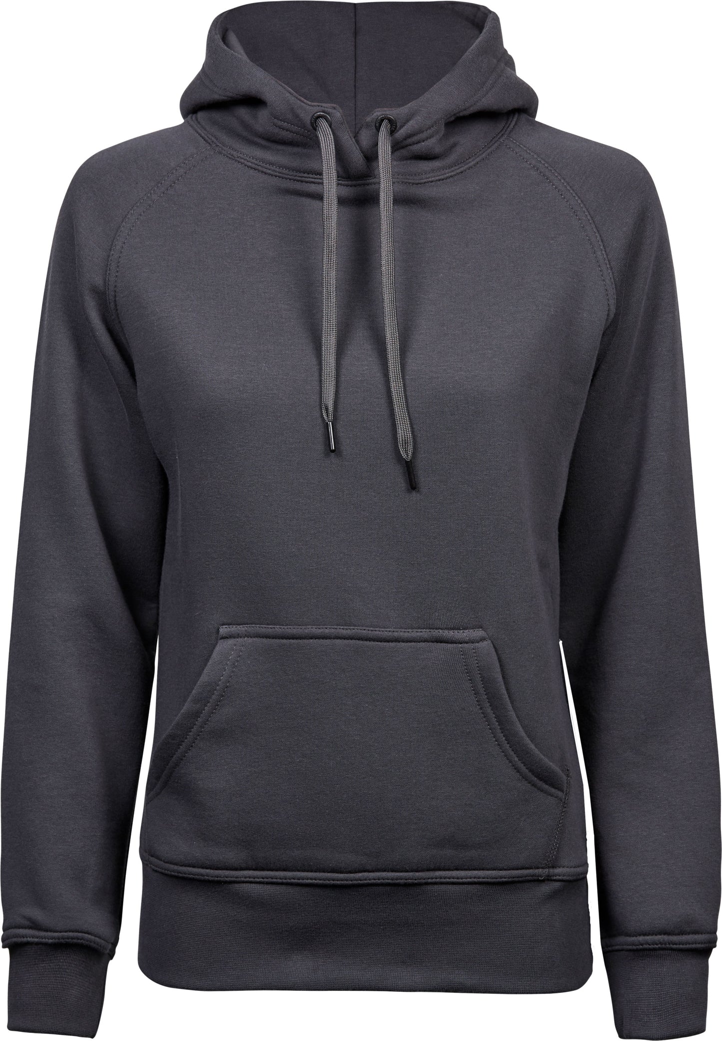 Bestickter Hoodie Frauen Dunkelgrau