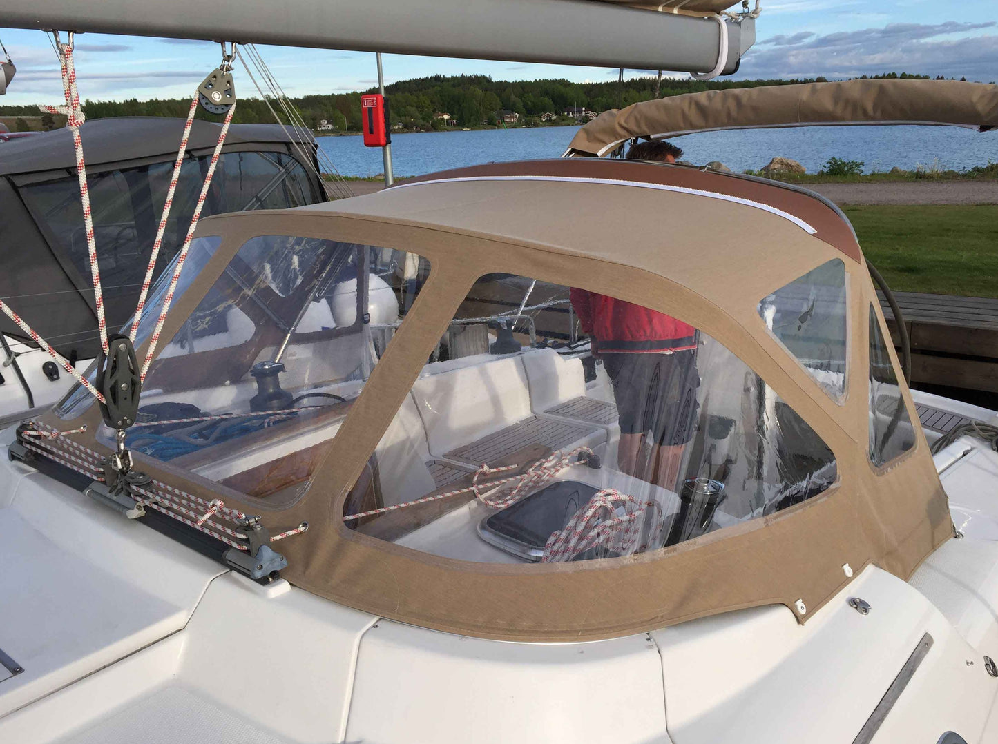 Sprayhood Hanse 400 Farbe 5035 Seriennummer 071213-01