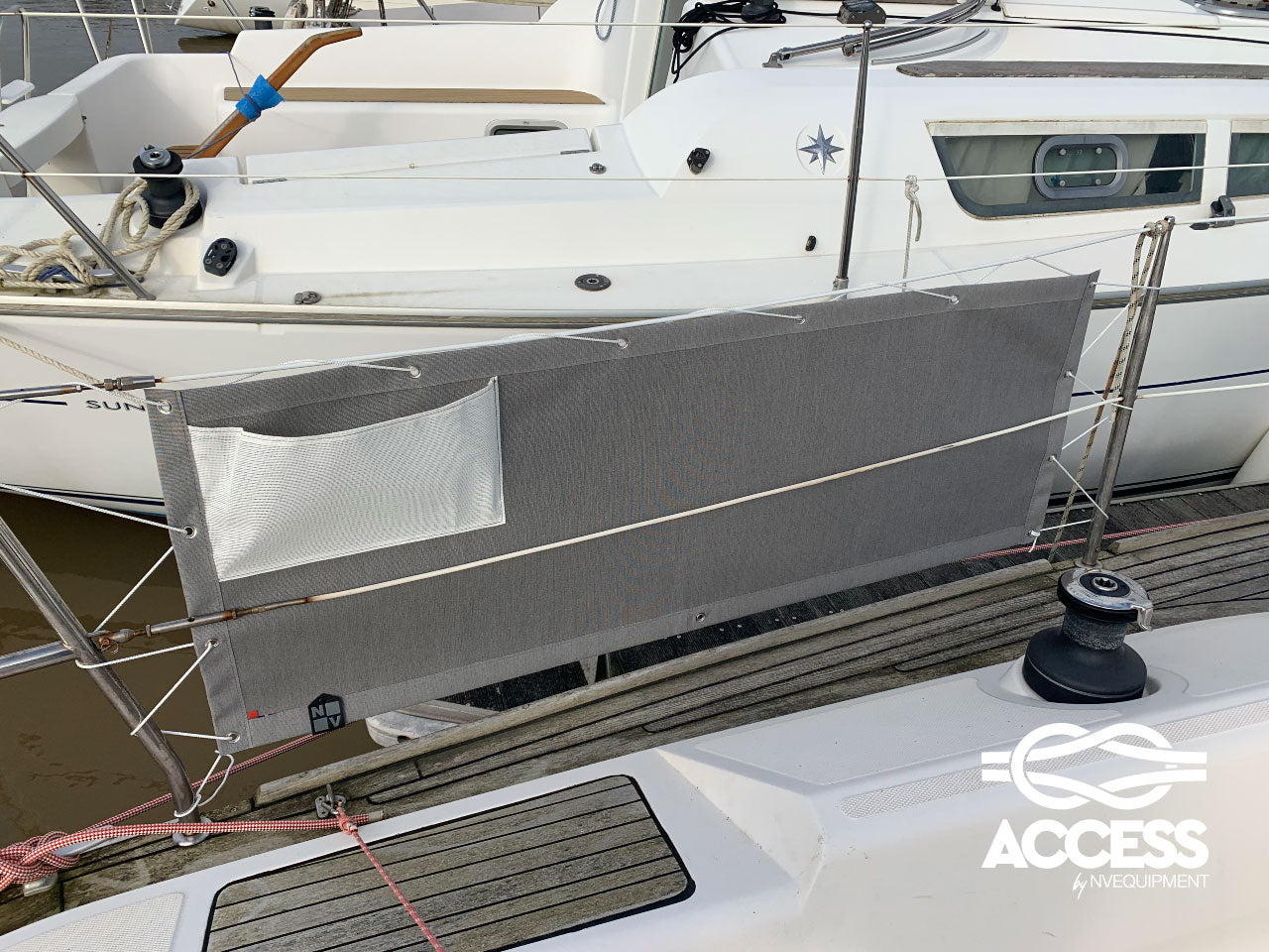 Læskærm til sejlbåd