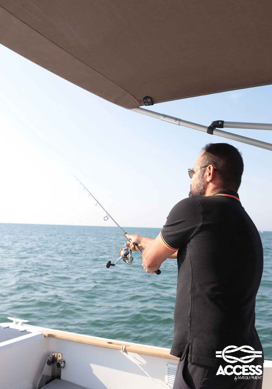 Solskjerming styrehus båt motorbåt