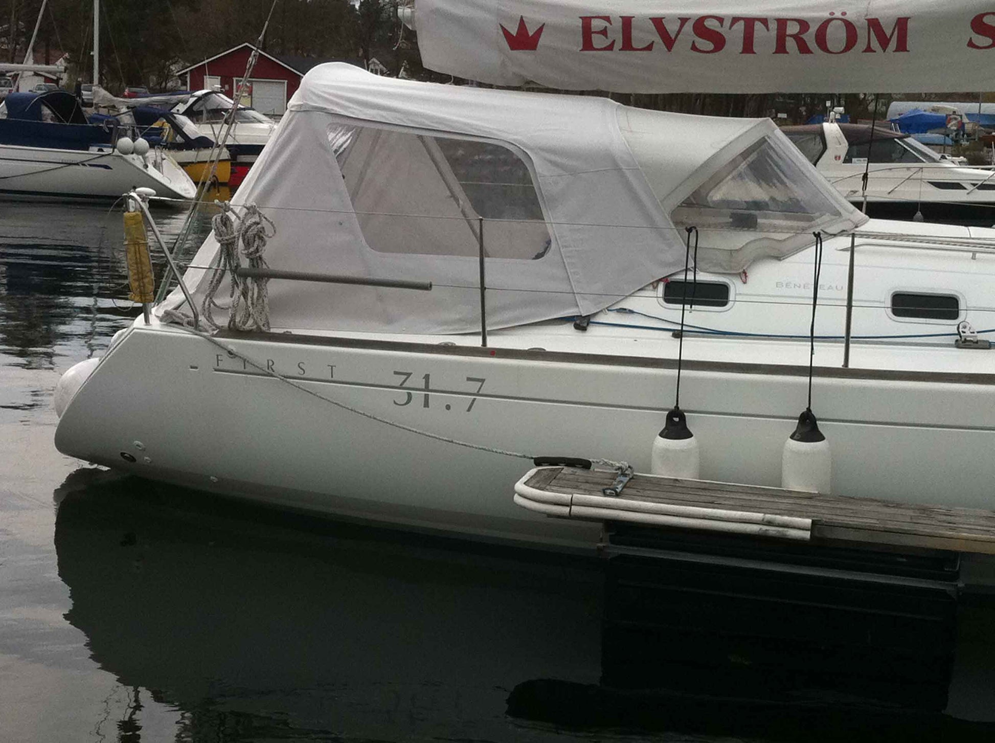 Beneteau first 31.7 sittbrunnskapell sittbrunnstält 
