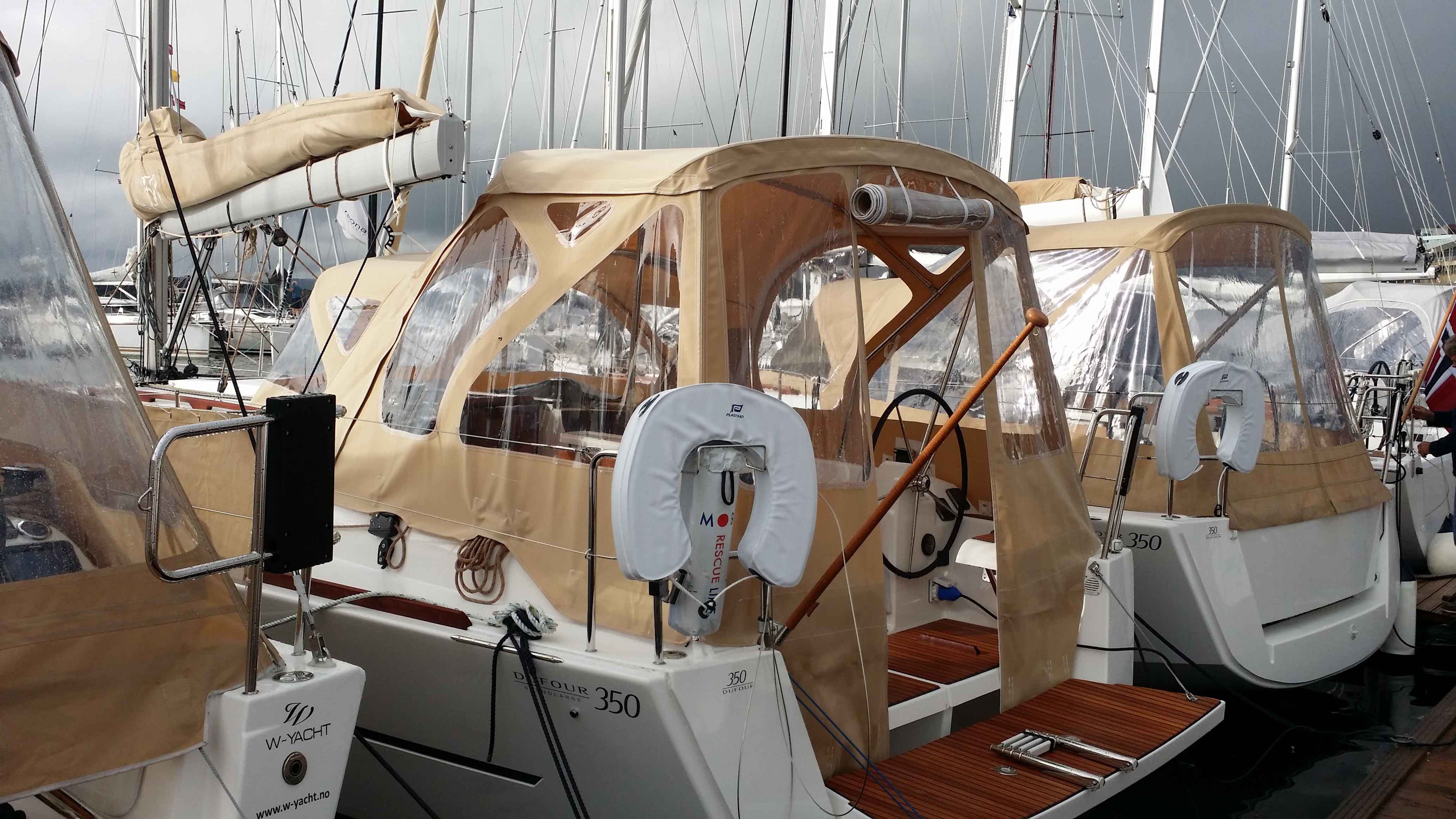 Dufour Boat canopies sailboat
