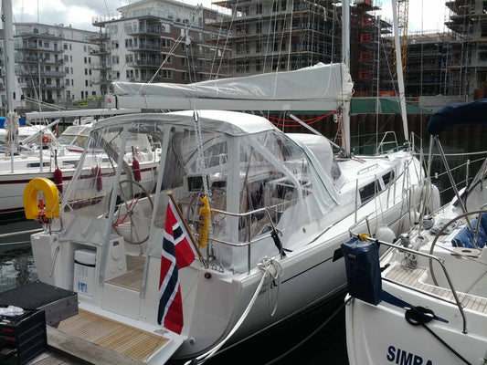 Hanse 385 Cockpit-Kapelle Cockpit-Zelt