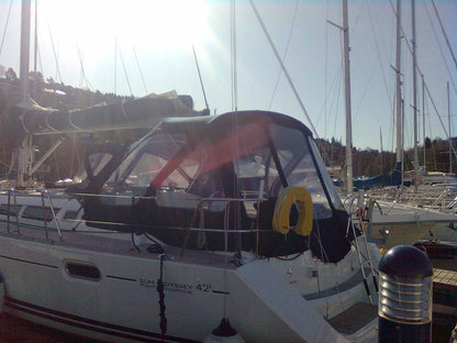 Jeanneau Sun Odyssey 42i Performance Cockpitverdeck Cockpit-Zelt