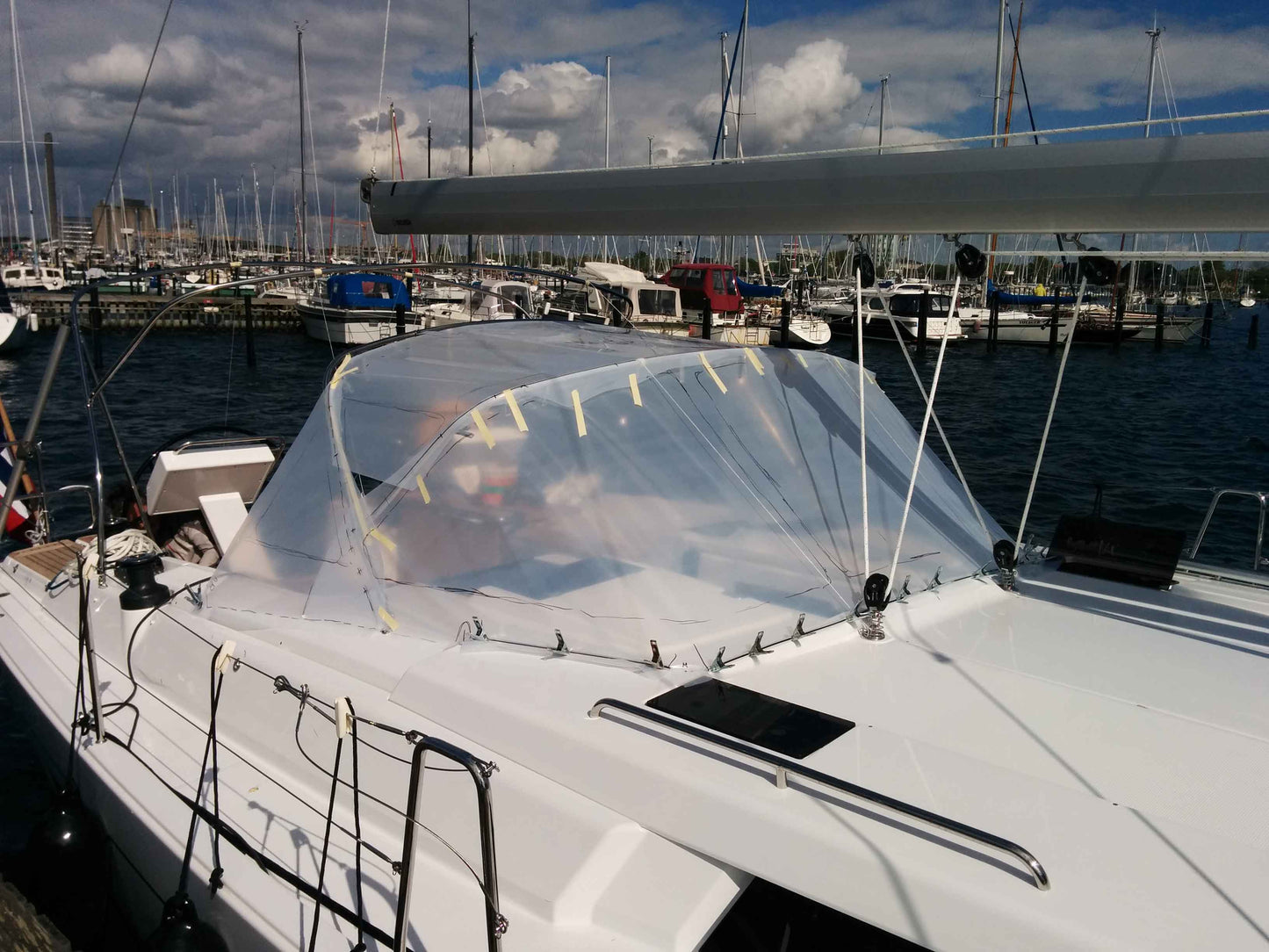 Hanse 455 sprayhood