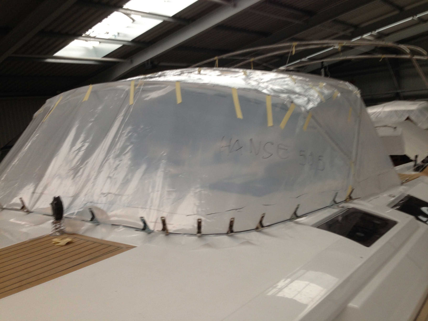 Hanse 505 sprayhood