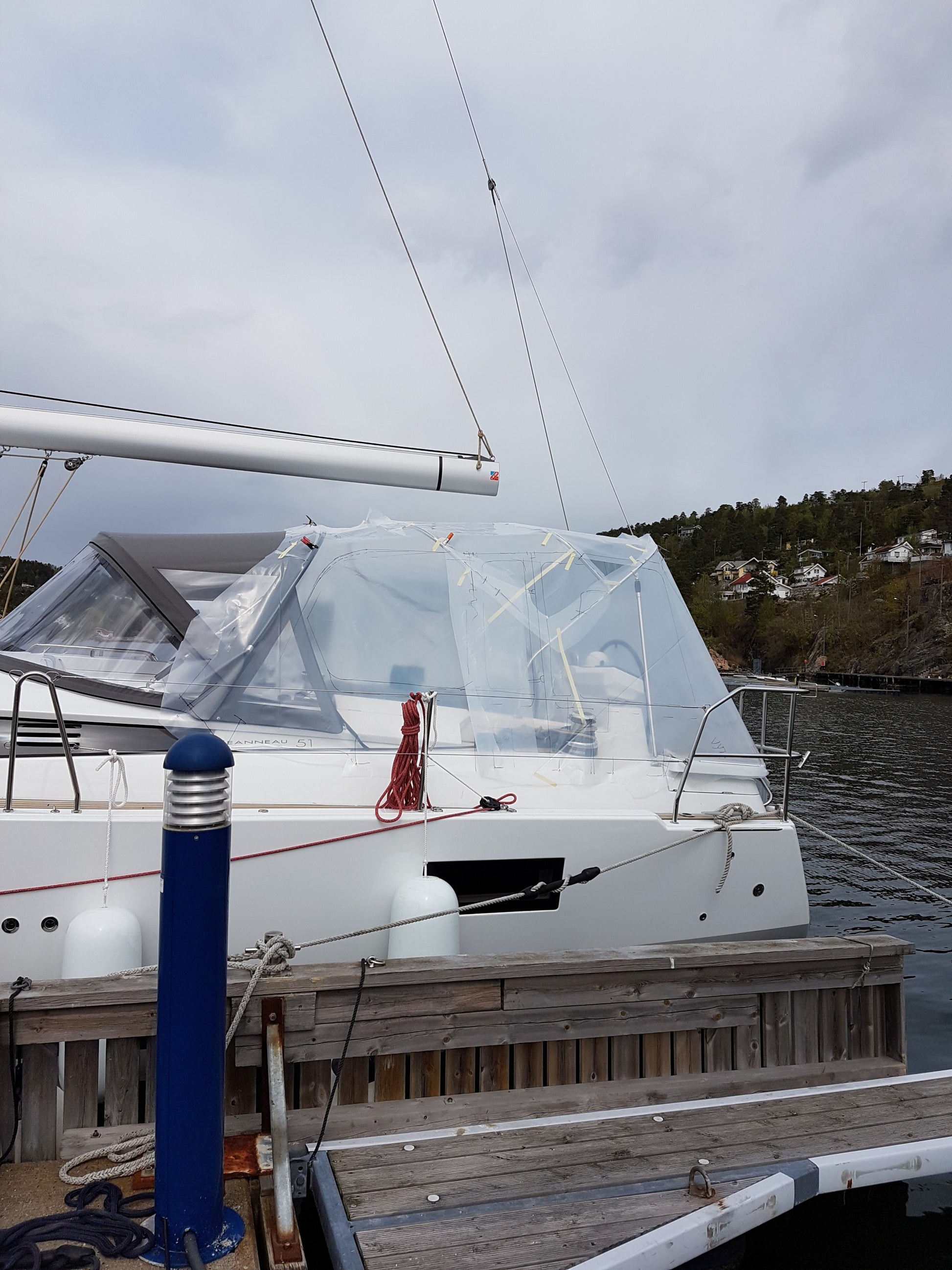 jeanneau yachts 51 cockpitvordach cockpitzelt