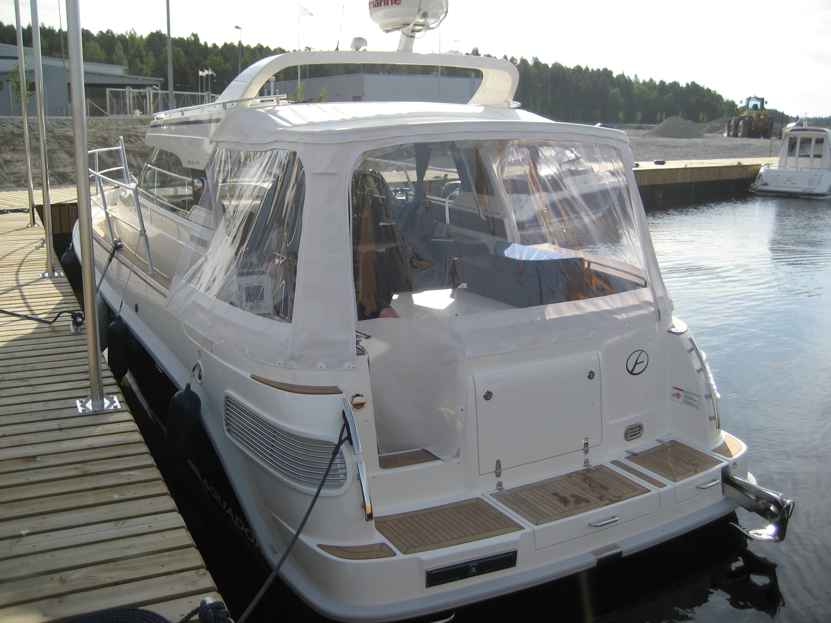 Boat canopies for Aquador