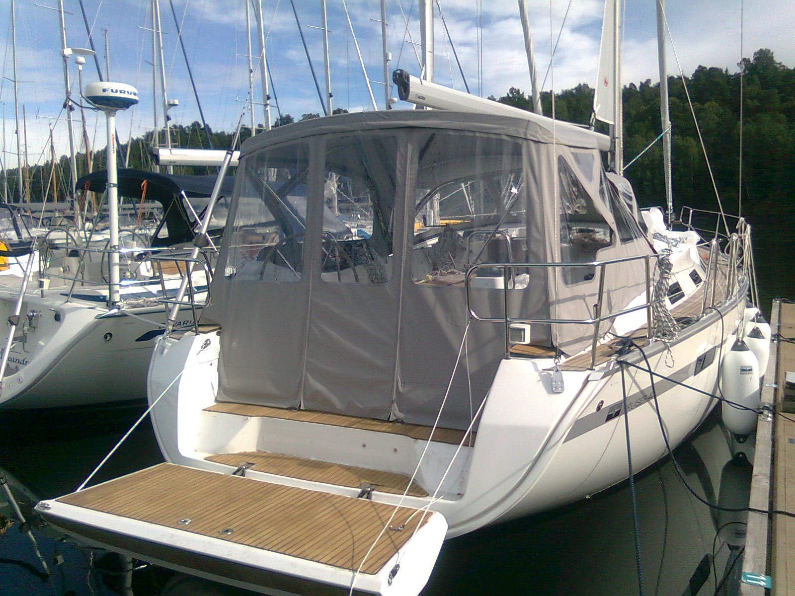 Bavaria 40 Cockpit-Vordach Cockpit-Zelt