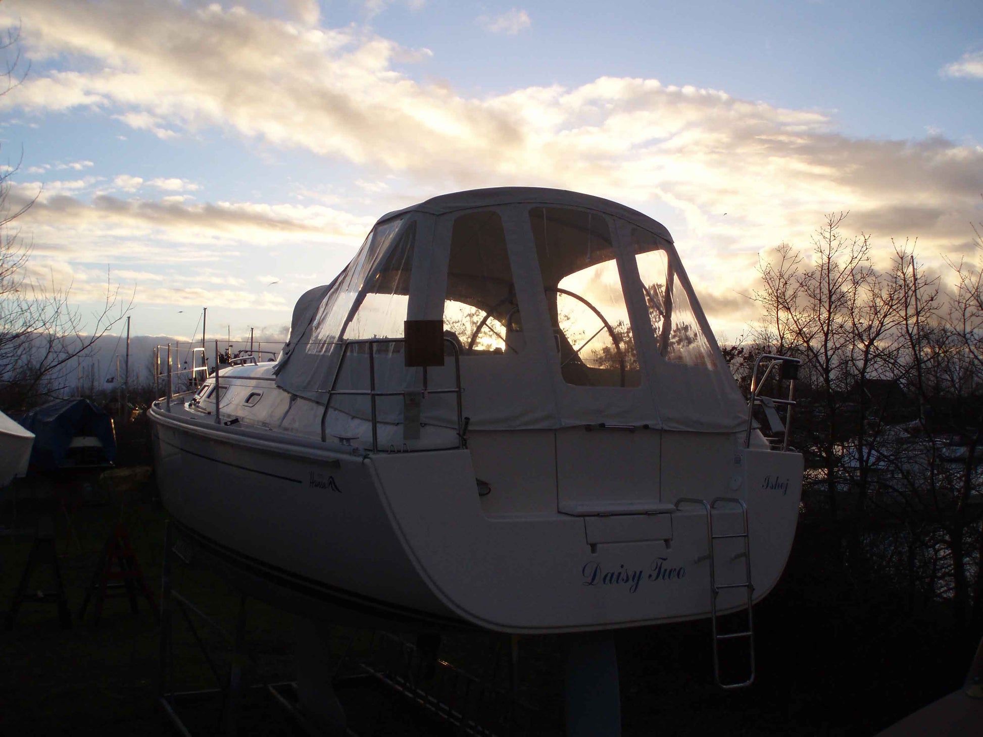 Hanse 370 Cockpitkalesje cockpittelt