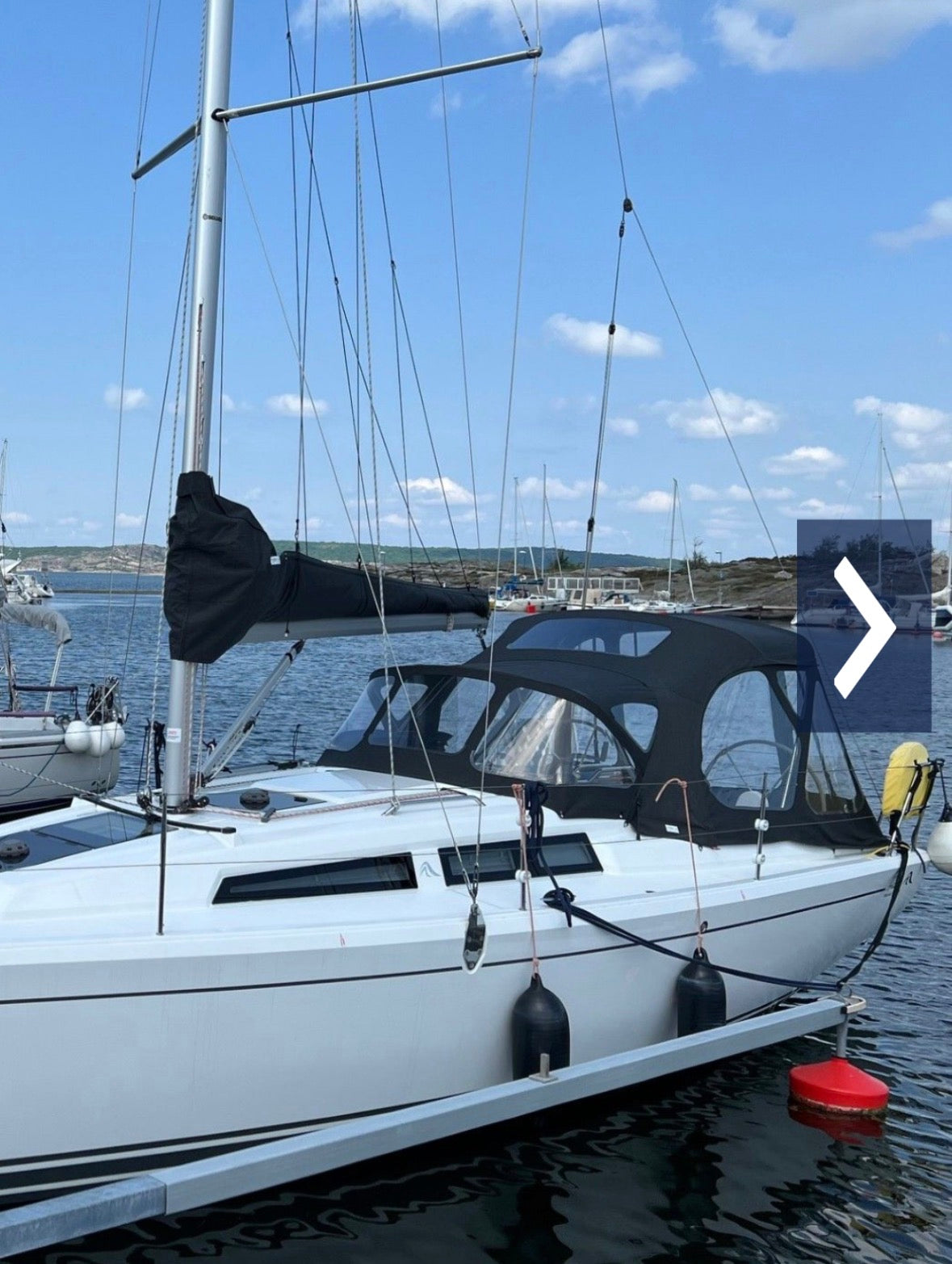 Hanse 315 Cockpit-Vordach Cockpit-Zelt
