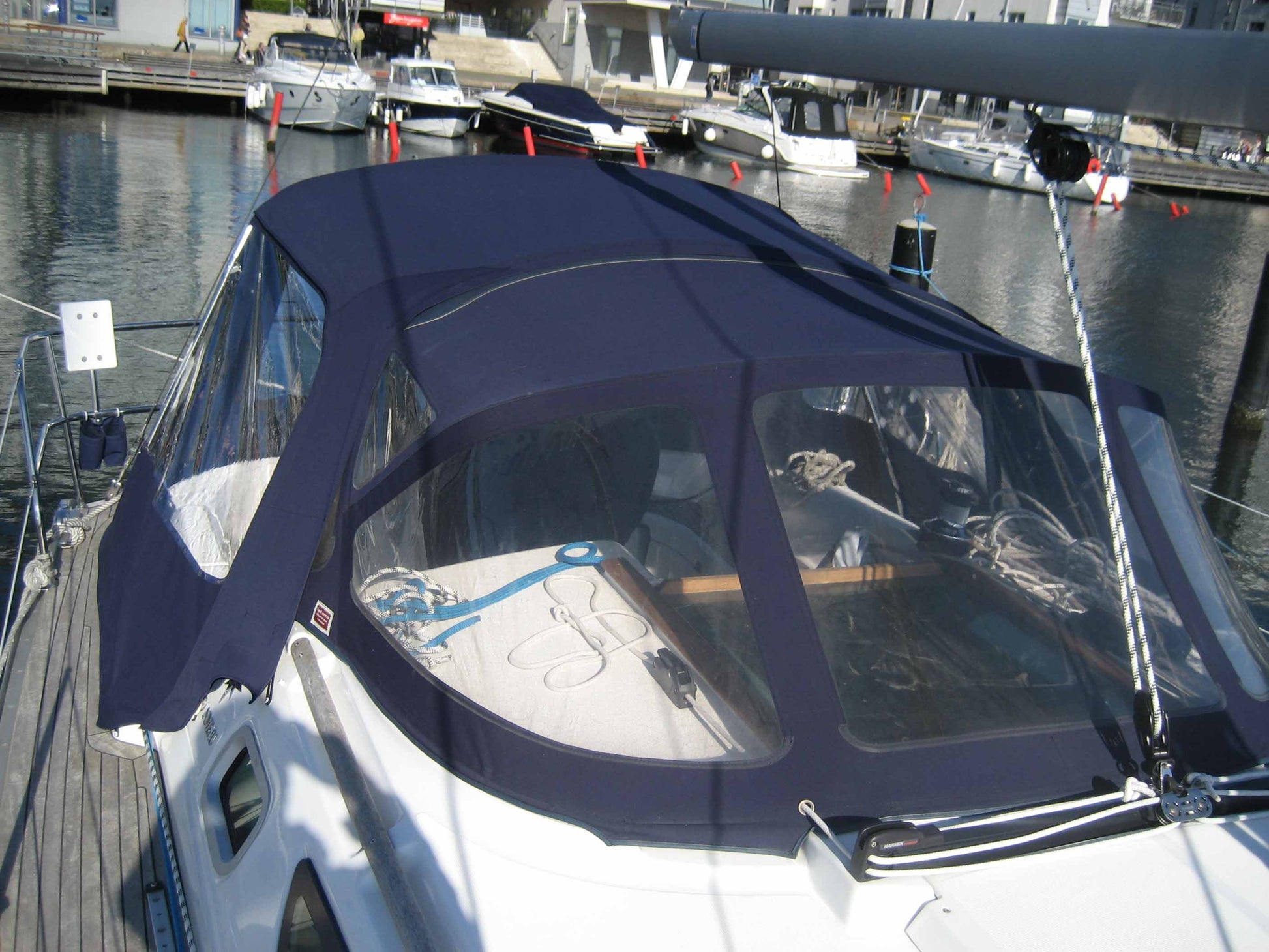 Jeanneau Sonne Odyssey 35 Cockpitverdeck Cockpit-Zelt
