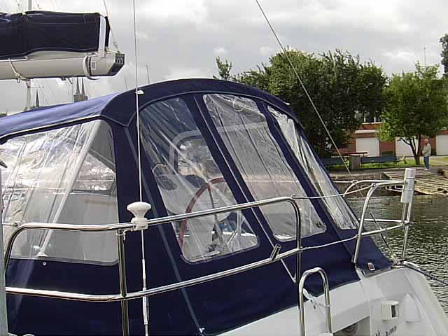 Jeanneau Sonne Odyssey 35 Cockpitverdeck Cockpit-Zelt