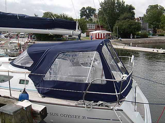Jeanneau Sonne Odyssey 35 Cockpitverdeck Cockpit-Zelt