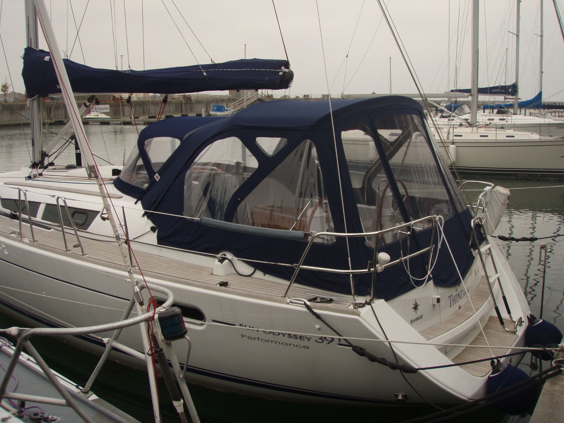 Jeanneau Sun Odyssey 39i Performance Cockpitverdeck Cockpit-Zelt