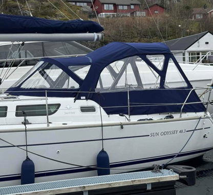 Jeanneau Sun Odyssey 40.3 Cockpitverdeck Cockpitzelt