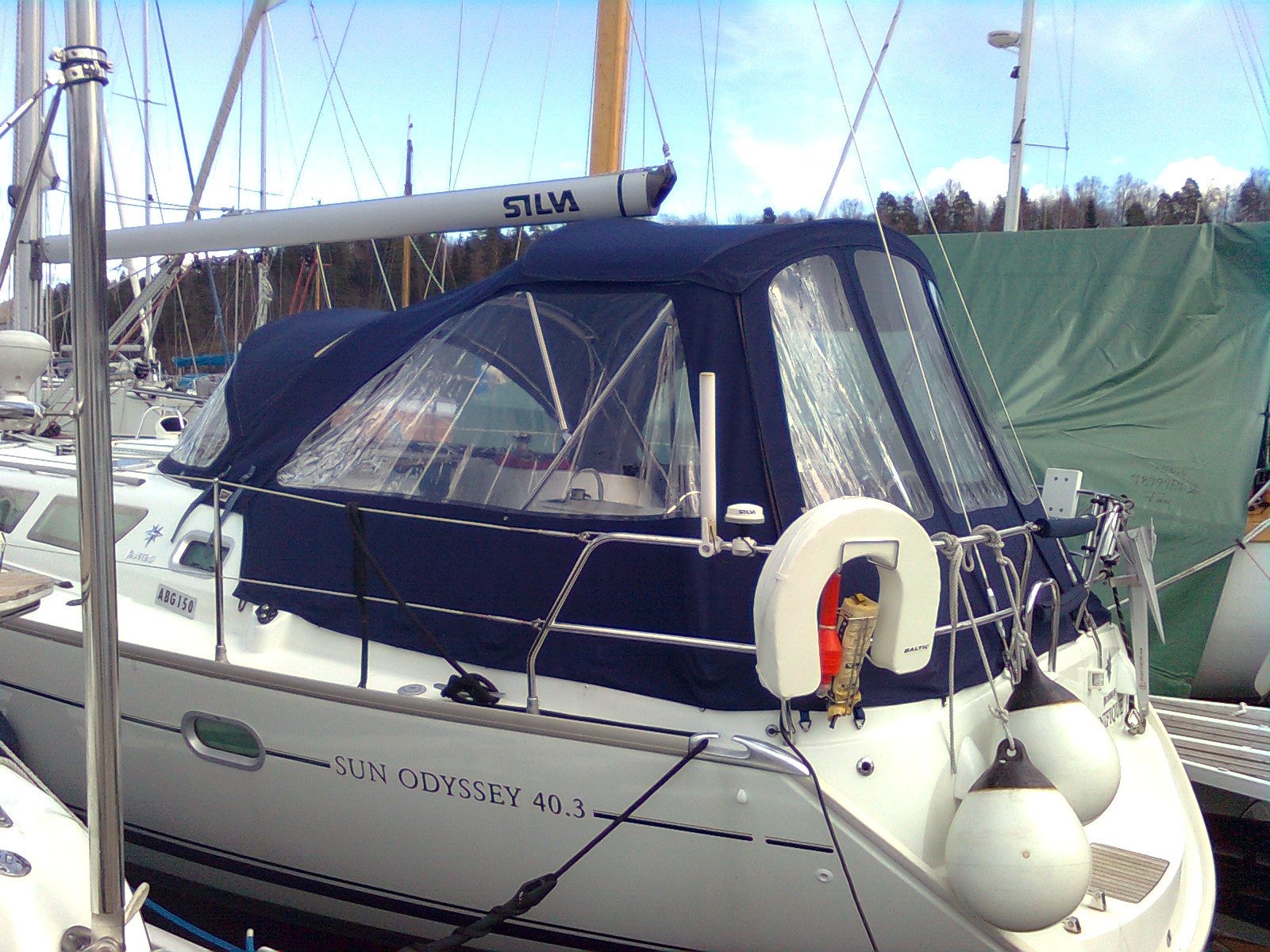 Jeanneau Sun Odyssey 40.3 Cockpitverdeck Cockpitzelt