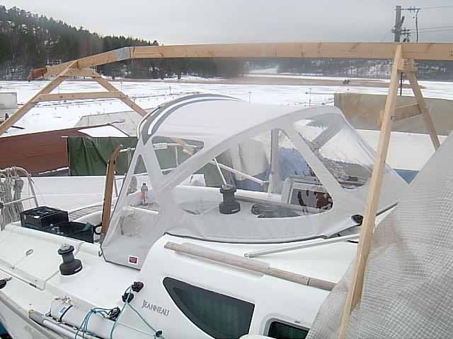 Jeanneau Sun Odyssey 32 Sprayhood with new frames