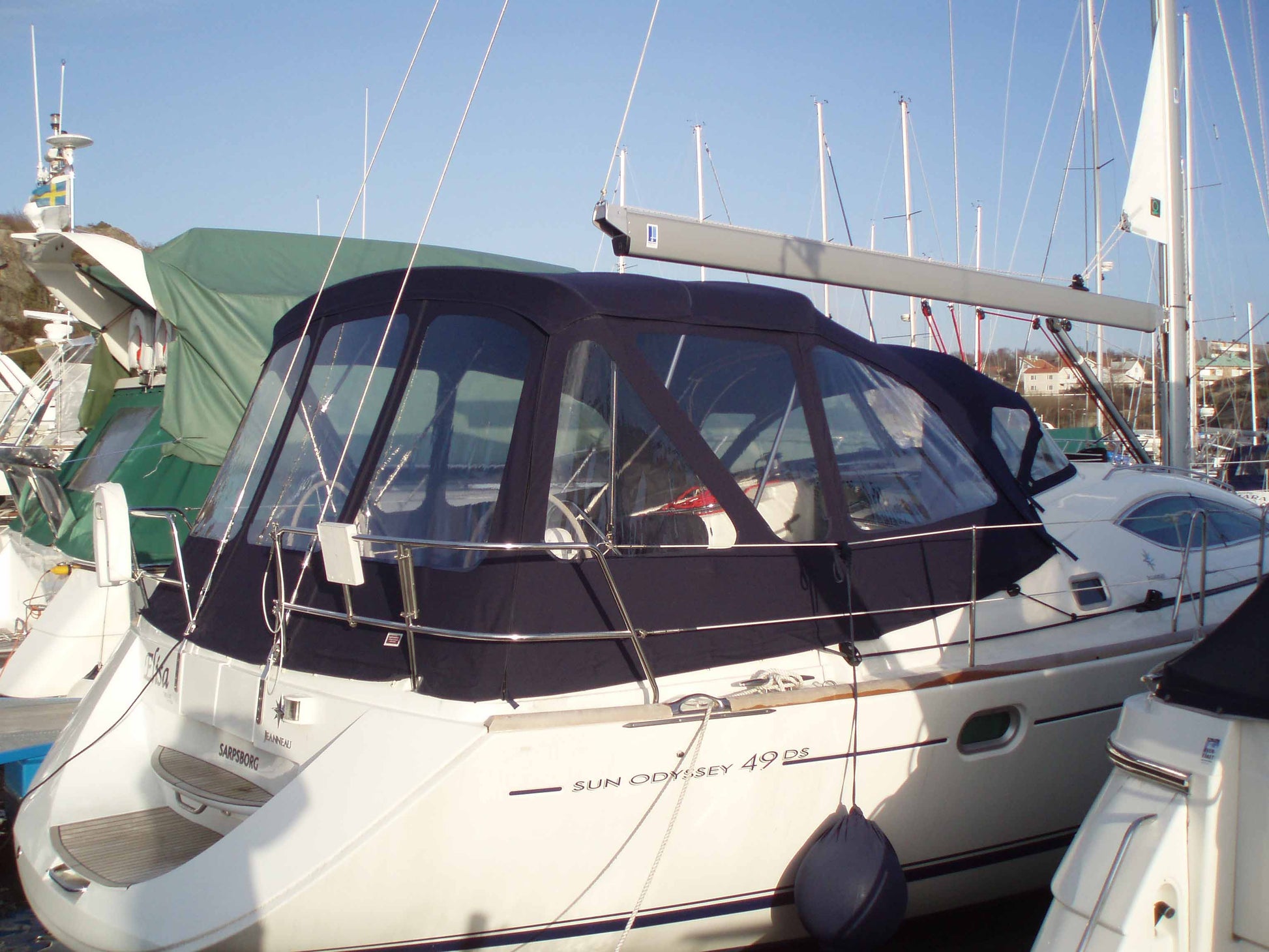 Jeanneau sun odyssey 49 DS sittbrunnskapell sittbrunnstält