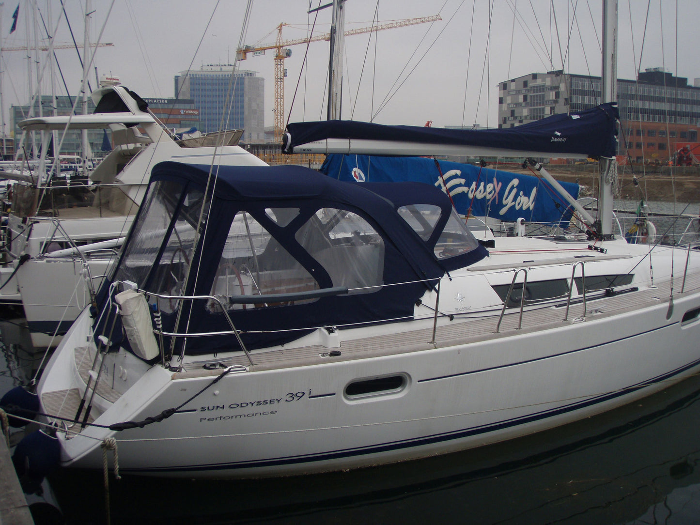 Jeanneau Sun Odyssey 39i Performance Cockpitverdeck Cockpit-Zelt