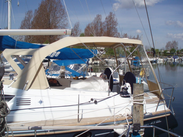 Jeanneau sun Odyssey 45 DS sittbrunnskapell sittbrunnstält