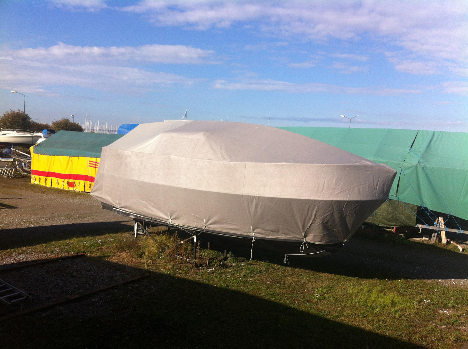 Winter Cover winter canopy motorboat nimbus