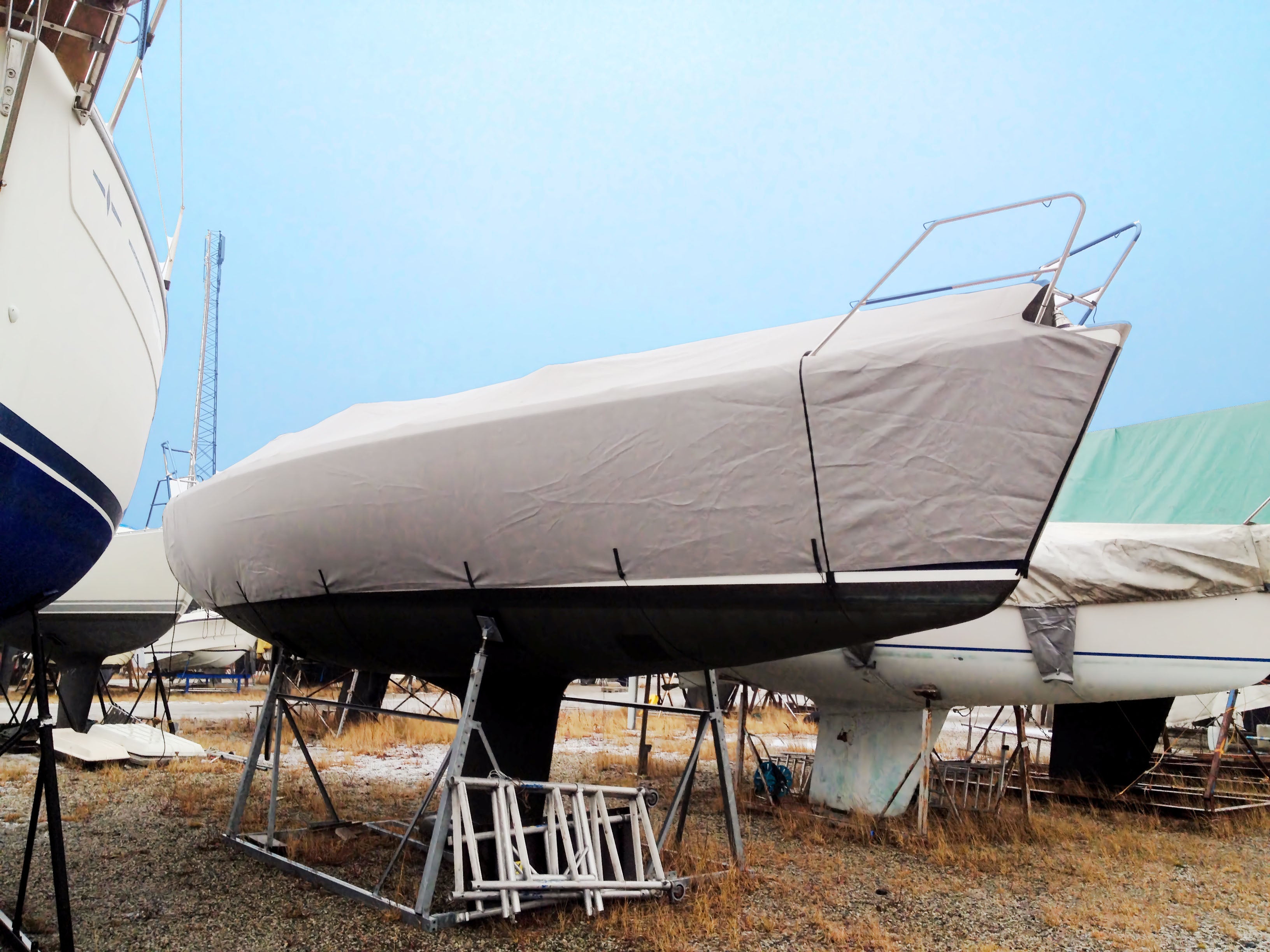 Winter cover winter canopy sailboat hull cover
