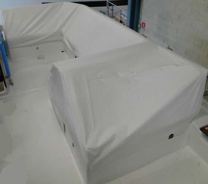 Sofabetræk på flybridge Beneteau Gran Turismo 50 Sport Fly (2017)