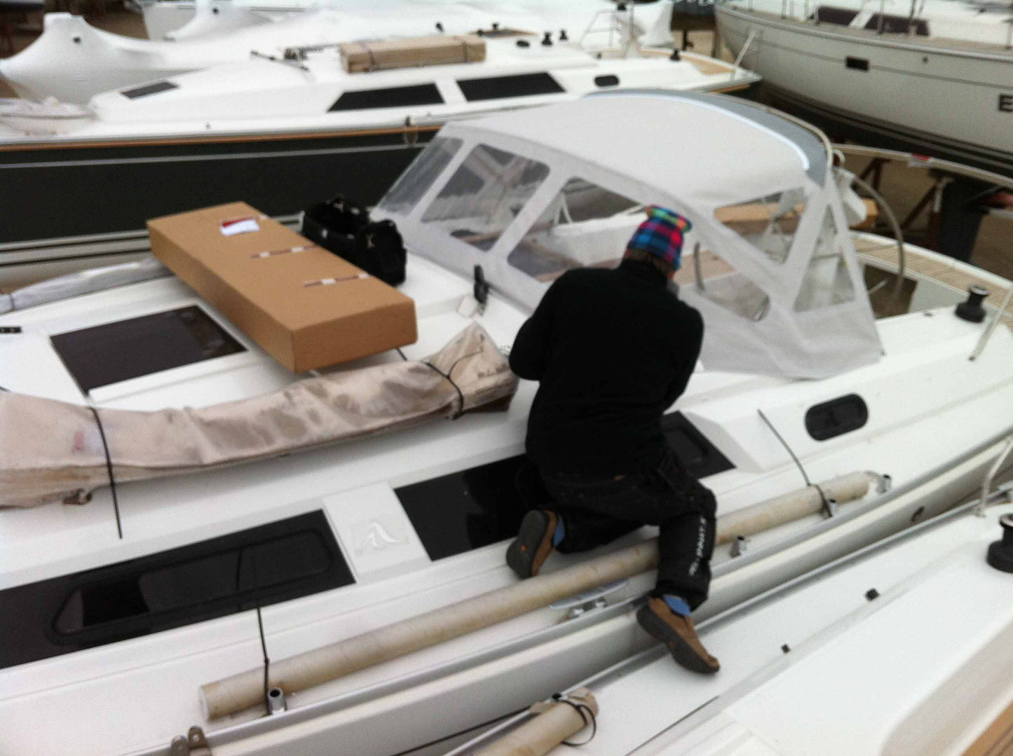 Hanse 355 sprayhood