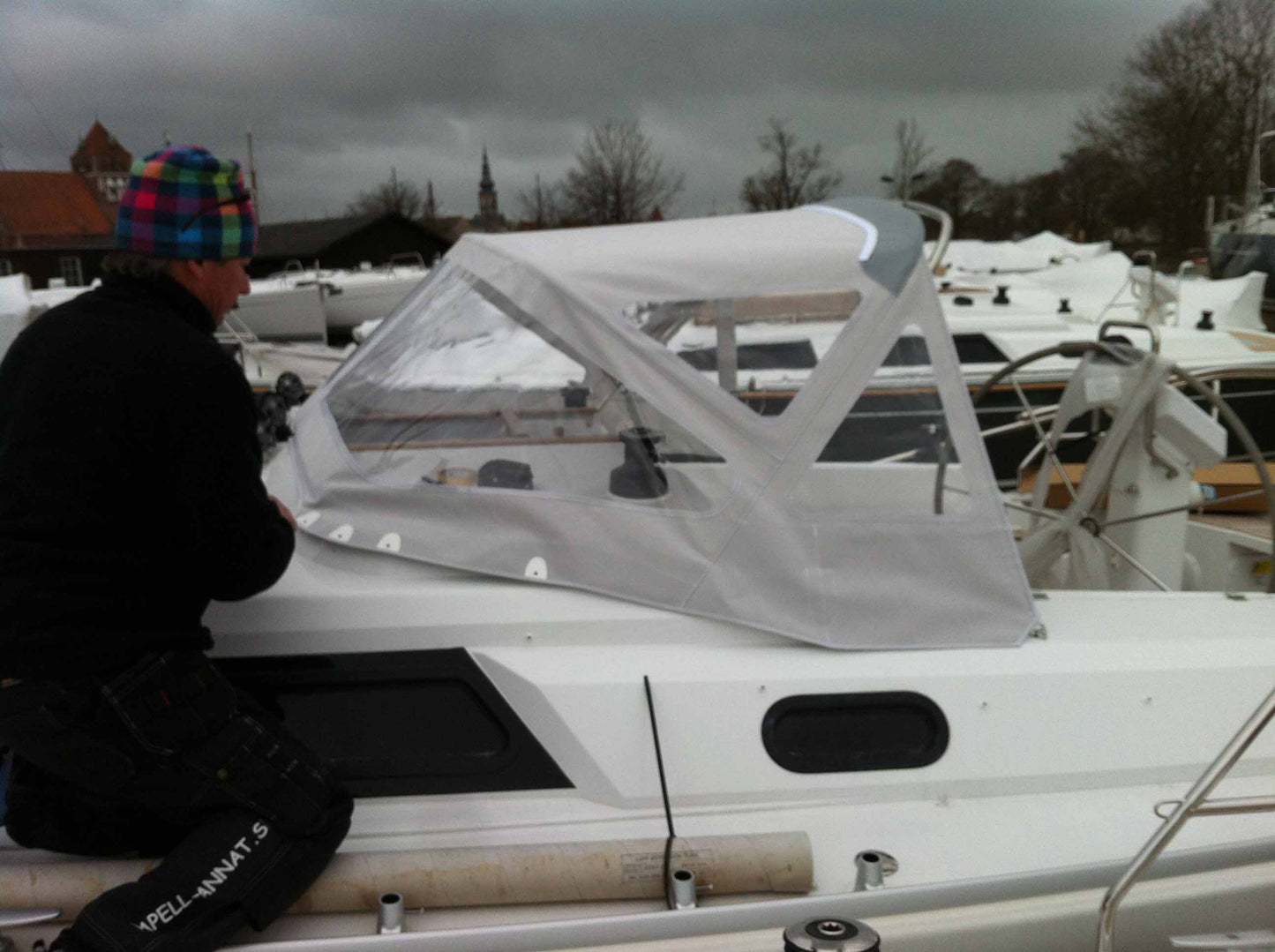 Hanse 355 sprayhood