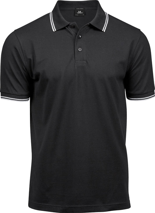 Embroidered Piké Men Black