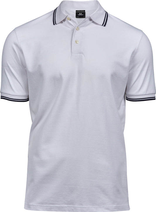 Embroidered Piké Men White