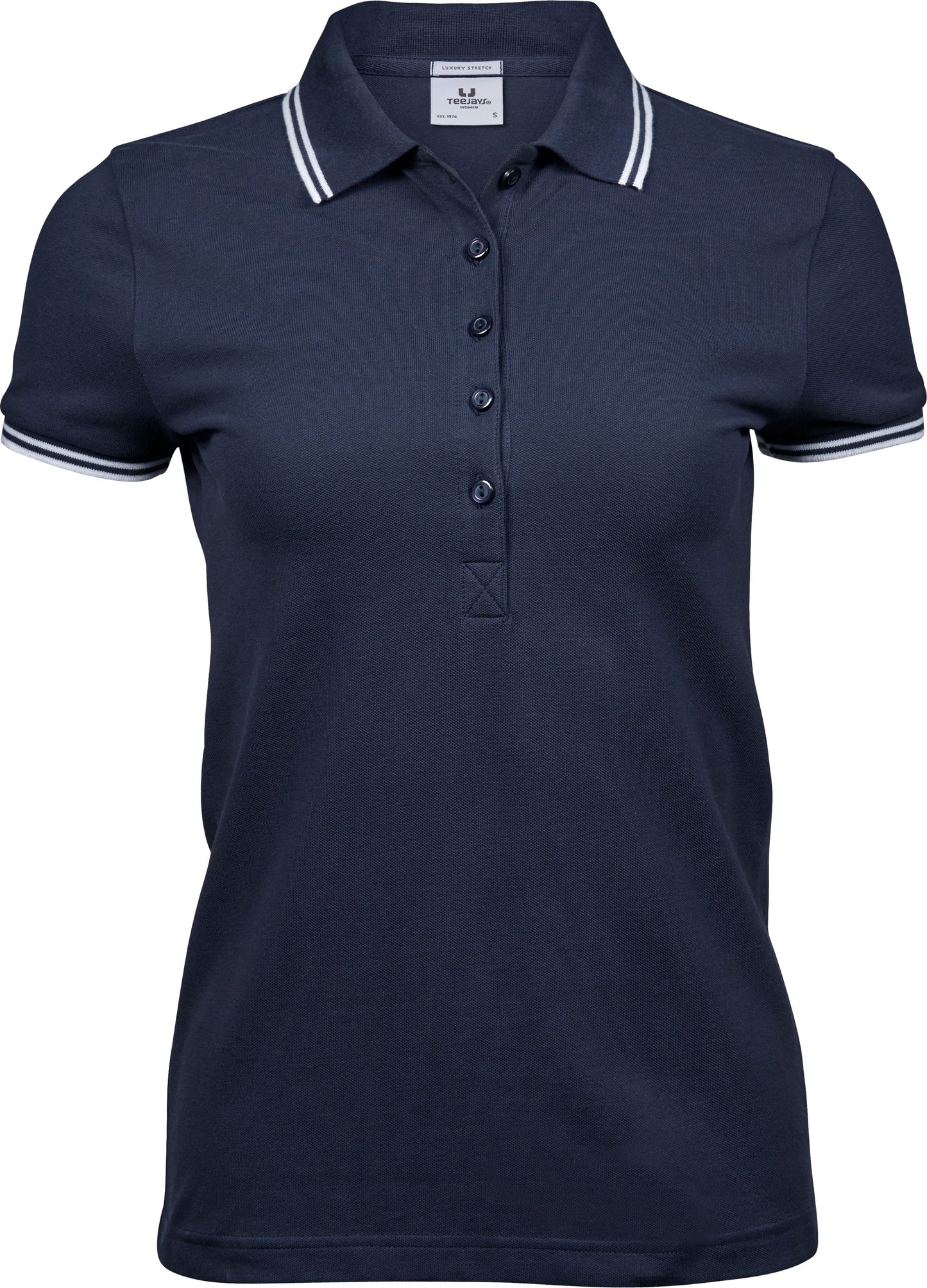 Embroidered Piké Women Navy