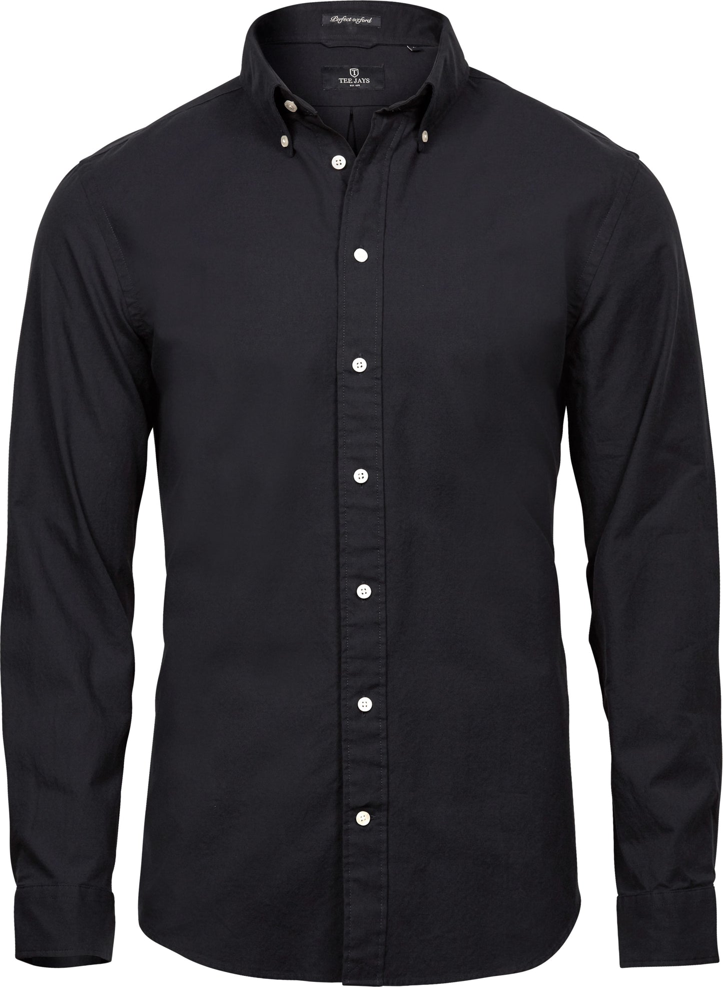 Embroidered Shirt Men Black