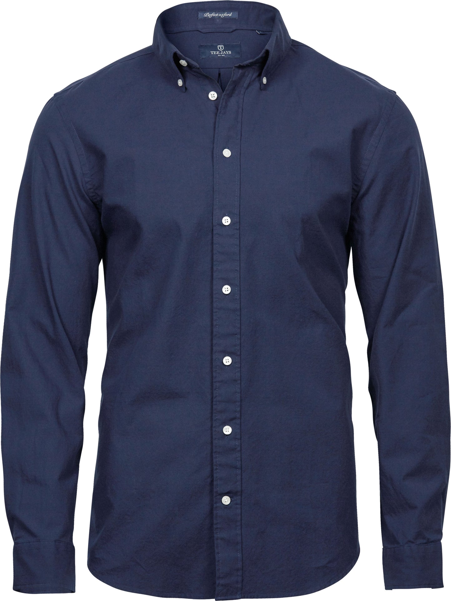 Embroidered Shirt Men Navy