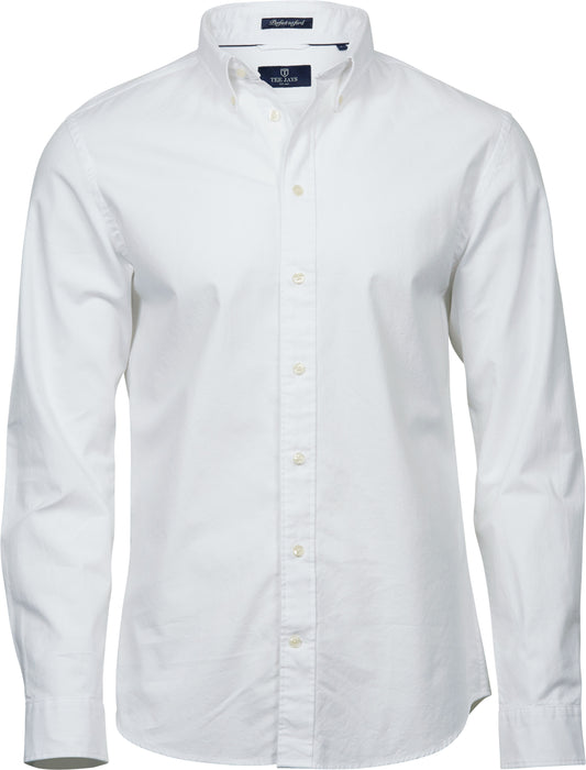 Men's Embroidered Shirt White