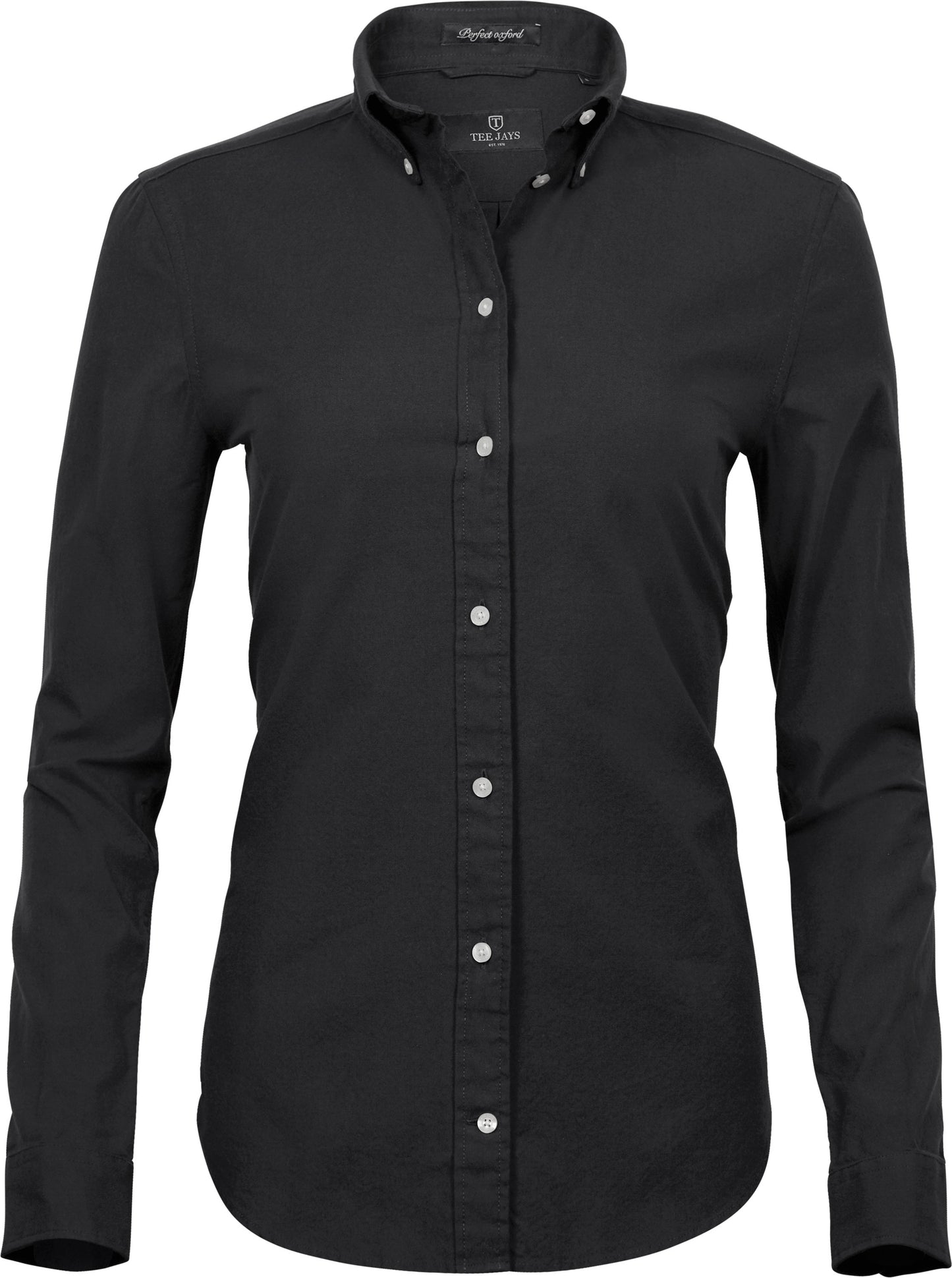 Besticktes Shirt Frauen Schwarz