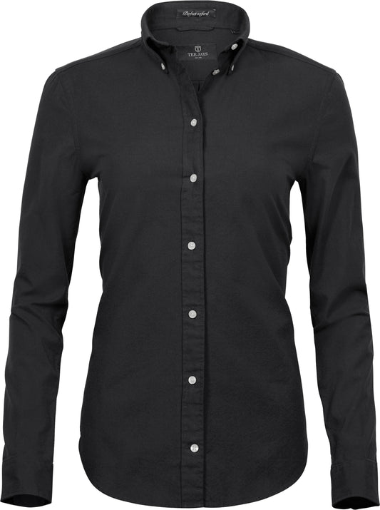 Embroidered Shirt Women Black